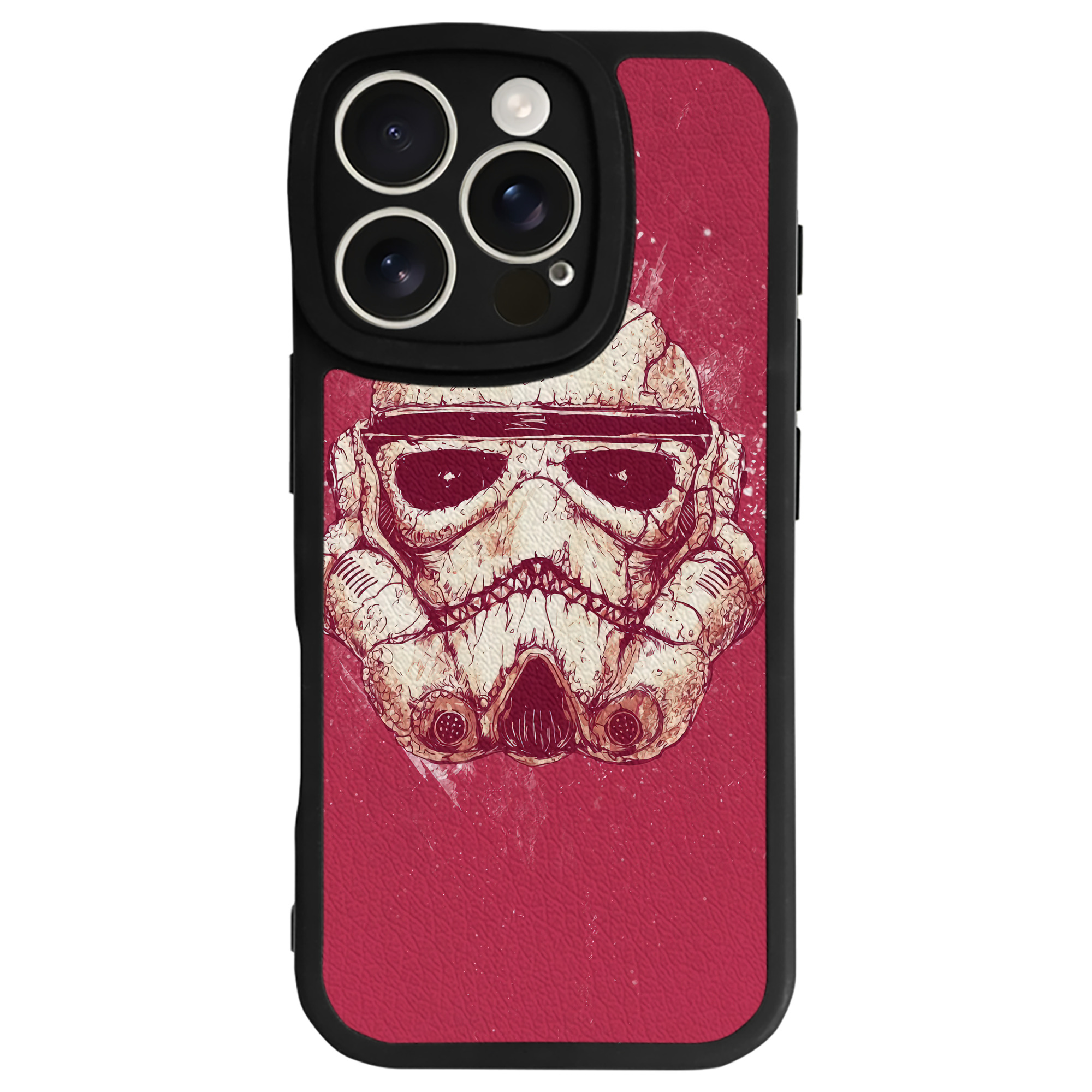 （画像用） スター・ウォーズ Star Wars 【iPhone 16シリーズ対応】シリコンスマホケース（レザー調） 材質：シリコン